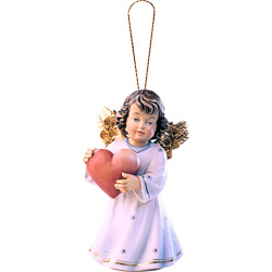 Angel sissi con corazn para colgar
