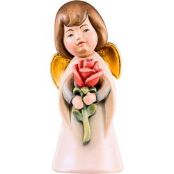 Angel sonador con rosa