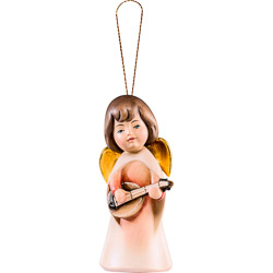 Angel sonador con mandolina para colgar