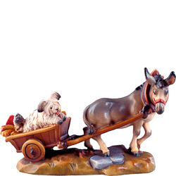 Burro con carro b.k.