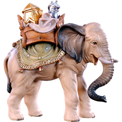 Elefante con equipaje b.k.