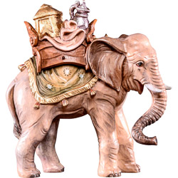 Elefante con equipaje r.k.