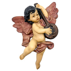Angel resina musico 20 cm