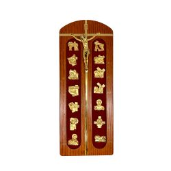 Icono con va crucis 28,5 x 11,5 cm