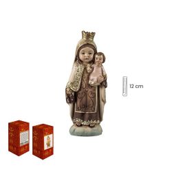 Imagen de la Virgen del Carmen de 12 cm de al...