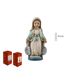Imagen de la Virgen Milagrosa de 12 cm