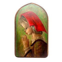 Cuadro virgen nia lamina 36 x 22 cm