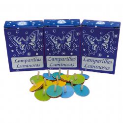 MARIPOSAS LAMPARILLAS DE ACEITE 15 UD MARIPOSAS LAMPARILLAS DE ACEITE 15 UD