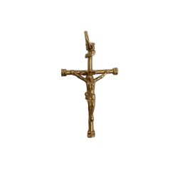 Cruz con cristo oro 18 kt