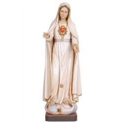 Virgen de Ftima - Talla de madera. Val Garde...