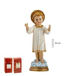 Nio jesus traje crema 30 cm