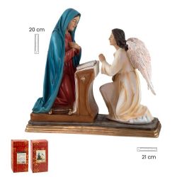 Escena de la Anunciacin con la Virgen Mara ...