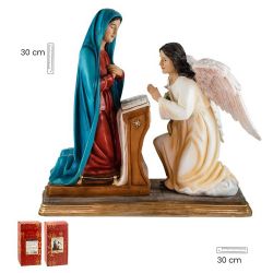 Escena de la Anunciacin con la Virgen Mara ...