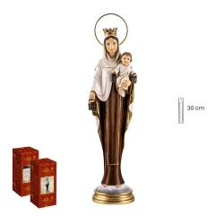 Imagen de la Virgen del Carmen de 30 cm de al...