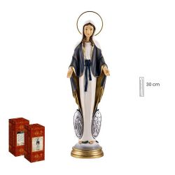 Imagen de la Virgen Milagrosa de 30 cm de alt...