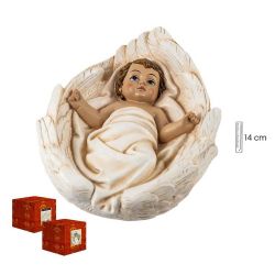 Nio jesus en alas 14 cm