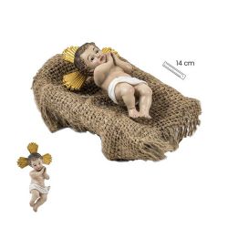 Nio jesus en cuna 10 cm