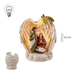 Misterio 1 pza. 9 cm en alas con luz