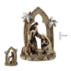 Misterio 1 pza. 14 cm palmeras crema