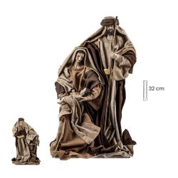 Misterio 1 pza. 32 cm tela marrn