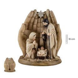Misterio 1 pza. 16 cm en manos crema