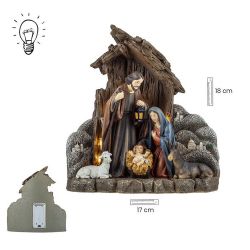 Misterio 1 pza. 18 cm portal con luz