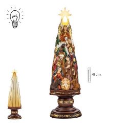 Misterio 40 cm base y estrella luz