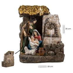 Misterio en portal con fuente 35 cm