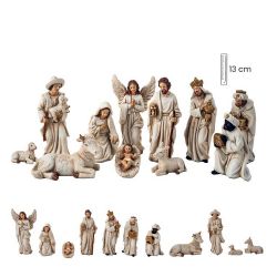 Misterio 11 piezas 13 cm crema