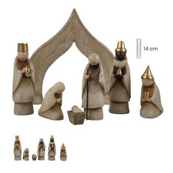 Misterio 6 piezas 14 cm portal liso