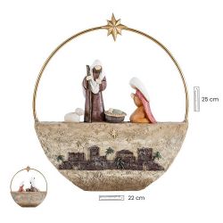 Misterio 25 cm aro dorado estrella