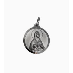 Medalla ondas santa lucia plata