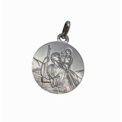 Medalla san Cristbal plata