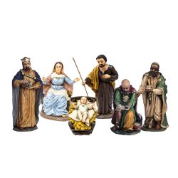 Misterio resina 30 cm 6 piezas