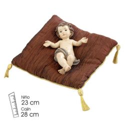 Nio Jess en cojn - Figura de 23 cm.