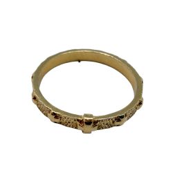 Anillo rosario en plata de ley - 5 mm