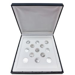 Arras b�blicas en plata - 13 monedas de 18 mm