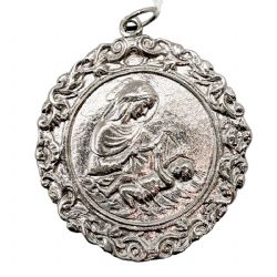 MEDALL�N CUNA LAT�N VIRGEN CON NI�O