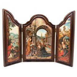 TRIPTICO MADERA RUSTICO, MEDIDAS CERRADO: ALT 1... TRIPTICO MADERA RUSTICO, MEDIDAS CERRADO: ALT 1...