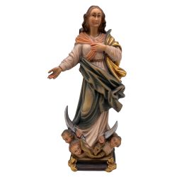 Virgen Inmaculada - talla de madera Val Garde...