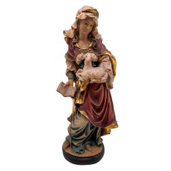 Santa In�s - talla de madera Val Gardena