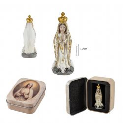 VIRGEN DE FATIMA 5cm EN LATA