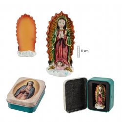 Virgen de Guadalupe - Figura de resina en lata ...