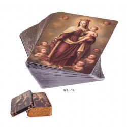 Estampas Virgen del Carmen con caja met�lica ...