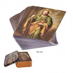 Estampas San Judas Tadeo con caja met�lica - ...