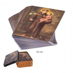 Estampas San Antonio de Padua con caja met�li...