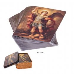 ESTAMPAS SAN MIGUEL 60 UNIDADES CAJA METAL