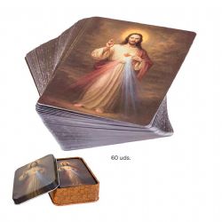 ESTAMPAS DIVINA MISERICORDIA 60 UDS CAJA META...
