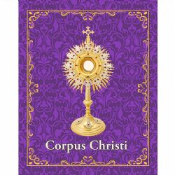 Balconera Corpus Christi morado - 75 x 95 cm.