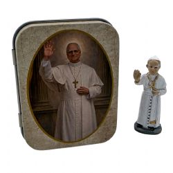 Papa Le�n XIV de resina en lata decorativa - ...